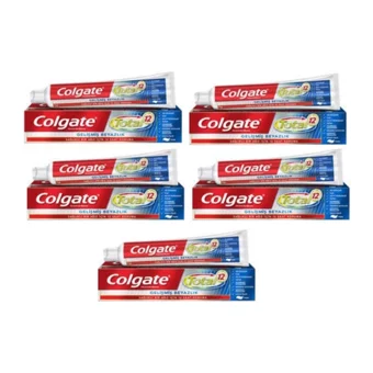 Colgate Total Gelişmiş Beyazlık Naneli Florürlü Diş Macunu 5x50 ml