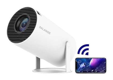 Salange HY300120 HD Mini Android Wifi 120 ANSI Taşınabilir LED Projeksiyon Cihazı