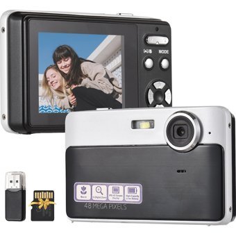 Vkemall Full HD 48 MP Kompakt Dijital Fotoğraf Makinesi Siyah