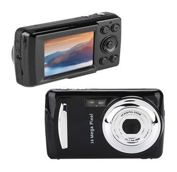 Topiky Mini Full HD 16 MP Kompakt Çocuk Dijital Fotoğraf Makinesi Siyah