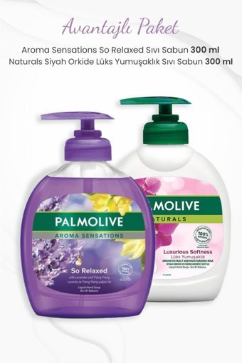 Palmolive Siyah Orkide Nemlendiricili 2'li Sıvı Sabun 300 ml