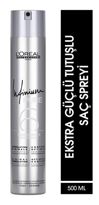 L'oréal Professionnel Infinium Pure Ekstra Güçlü Saç Spreyi 500 ml