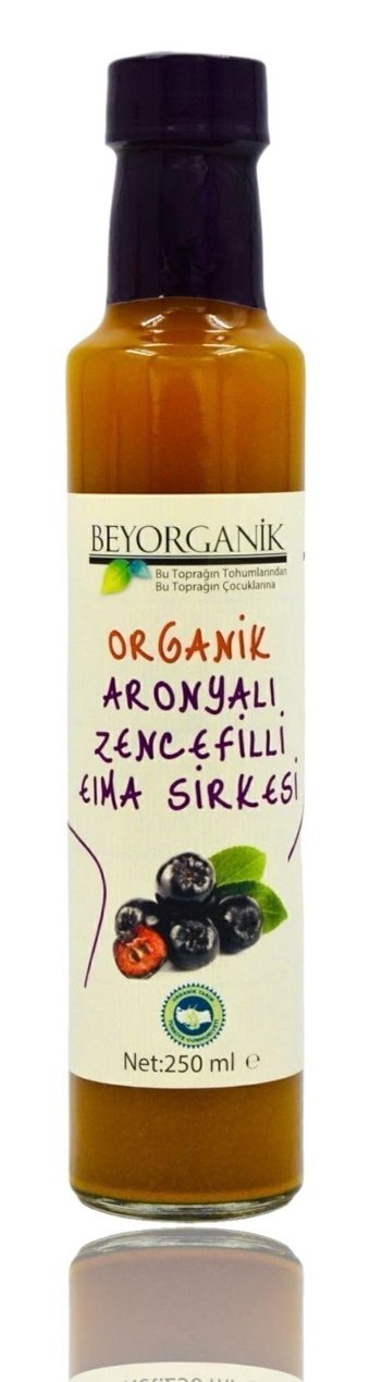 Beyorganik Organik Aronya-Elma-Zencefil Sirkesi 250 ml