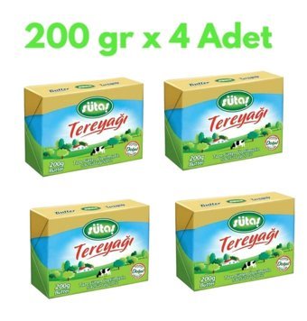 Sütaş Tereyağ 4x200 gr