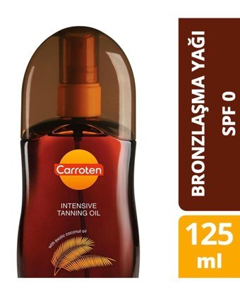 Carroten Intensive Yoğun Tüm Vücut İçin Bronzlaştırıcı Yağ 125 ml