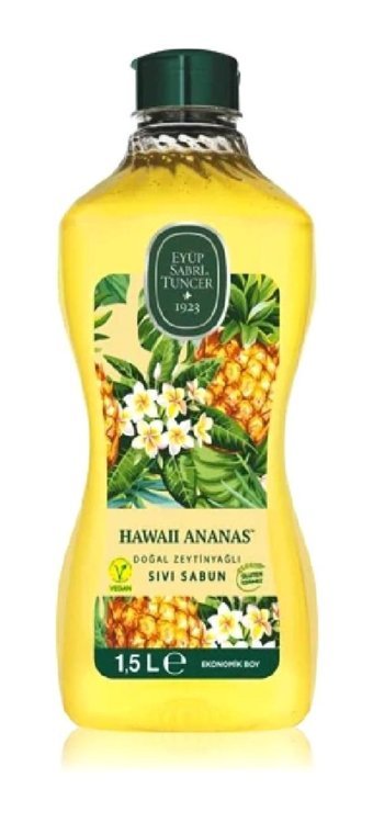 Eyüp Sabri Tuncer Hawaii Ananas Tekli Sıvı Sabun 1.5 lt