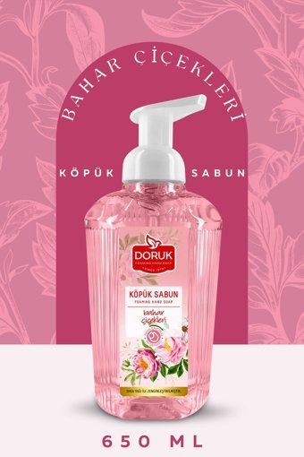 Doruk Bahar Çiçekleri Shea Yağı Tekli Köpük Sabun 650 ml