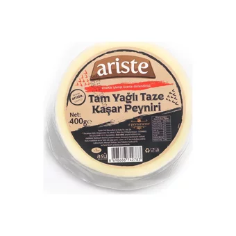 Ariste Taze Kaşar Peyniri 400 gr