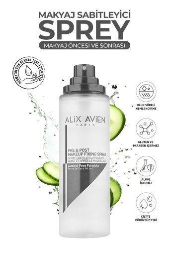 Alix Avien Pre&Post Mat Makyaj Sabitleyici Sprey 110 ml