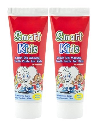 Dentish Smart Kids Meyve Florürsüz Çocuk Diş Macunu 2x75 ml