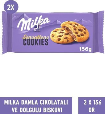 Milka Sensations Çikolatalı Bisküvi 2x156 gr