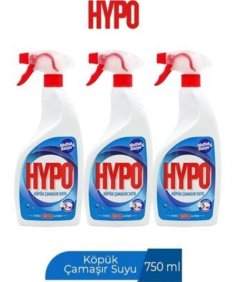 Hypo Konsantre Köpük Çamaşır Suyu 3x750 ml