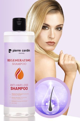 Pierre Cardin Anti-Hair Loss Besleyici - Onarıcı Tüm Saçlar İçin Bitkisel Şampuan 400 ml