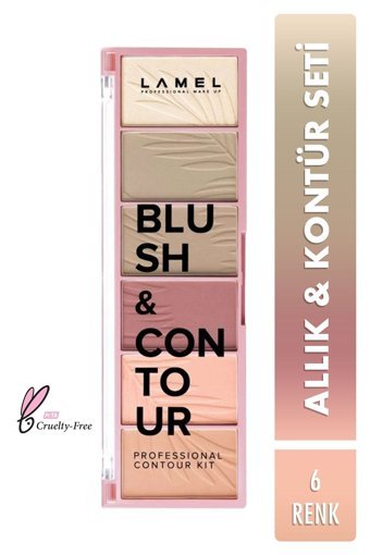 Lamel Cosmetics Blush & Contour 03 Saten Toz Allık Seti