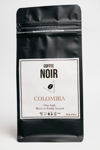 coffeenoir Colombia Premium Çekirdek Filtre Kahve 250 Gr