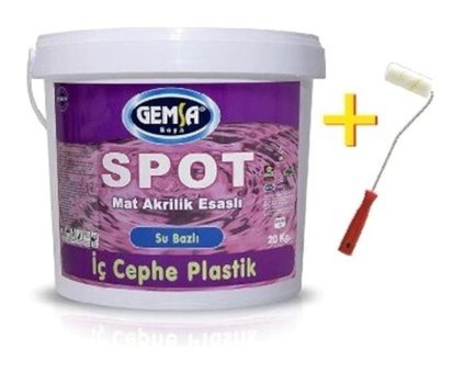 Gemsa 3012 Su Bazlı Plastik Mat İç Cephe Boyası 1 lt Pastel Aşı