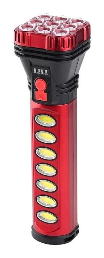 Powermaster HB-707-2 Basmalı Uzun Menzil LED Şarjlı El Feneri