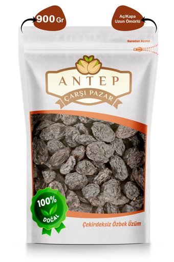 Antep Çarşı Pazar Çekirdeksiz Özbek Kan Üzümü 900 gr