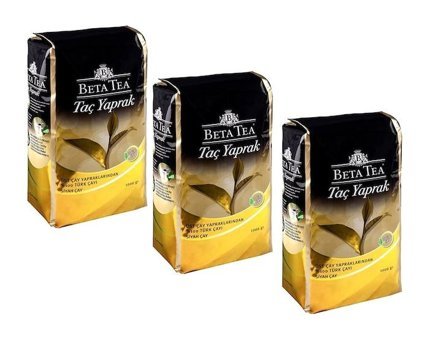 Beta Tea Taç Yaprak Türk Çayı 3 x 1 KG