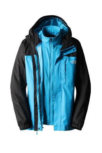 The North Face Quest Triclimate Softshell Gore Tex Su Geçirmez Fermuarlı Erkek Outdoor Mont Mavi