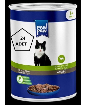 Paw Paw Kuzulu Jöle Yaş Kedi Maması 24x400 gr