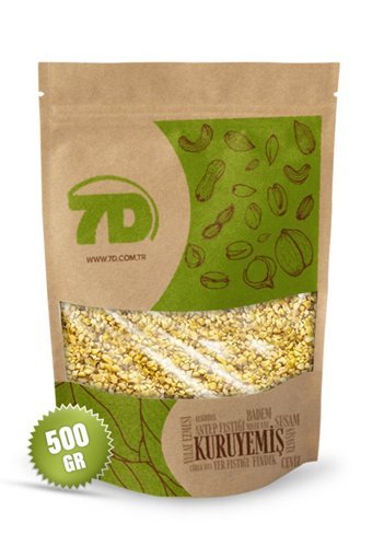 7D Kabuksuz Çıtır Tuzsuz Glutensiz kavrulmuş Fıstık 500 gr