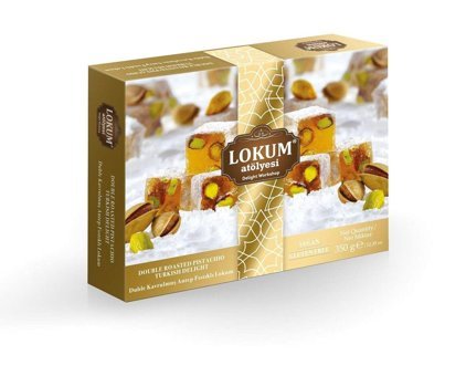 Lokum Atolyesi Antep Fıstıklı Duble Lokum 350 gr