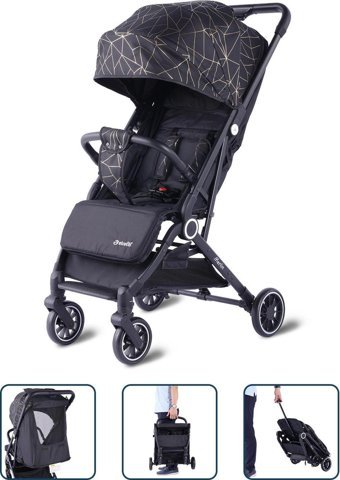 Baby Storch Katlanabilir Tek Elle Kapanan Kabin Tipi Baston Bebek Arabası