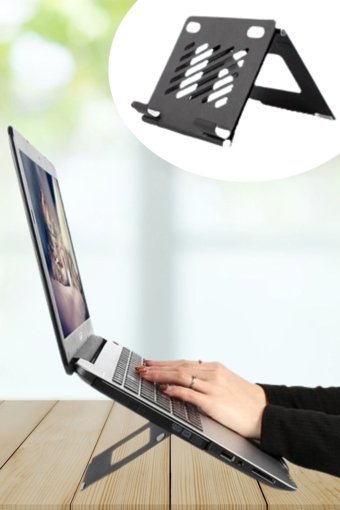 Buffer Katlanabilir Ayarlanabilir Taşınabilir Ayaklı Laptop Standı