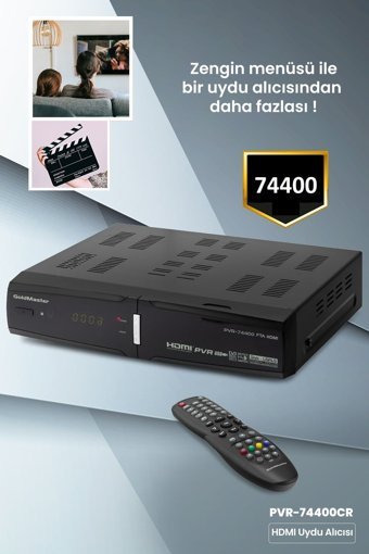 Goldmaster 74400 Dijital Çanaklı Uydu Alıcısı