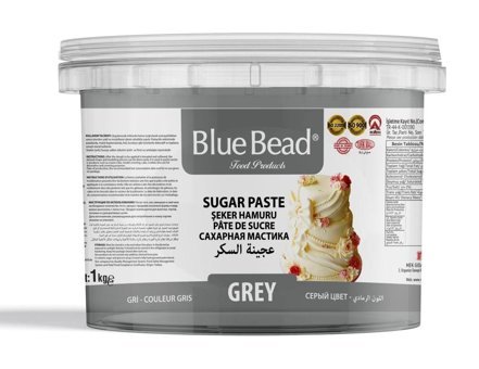 Blue Bead Klasik Gri Şeker Hamuru 1 kg