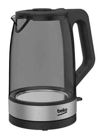 Beko WKM 5422 Cam 1.7 lt 2200 W Işıklı Klasik Siyah Kettle