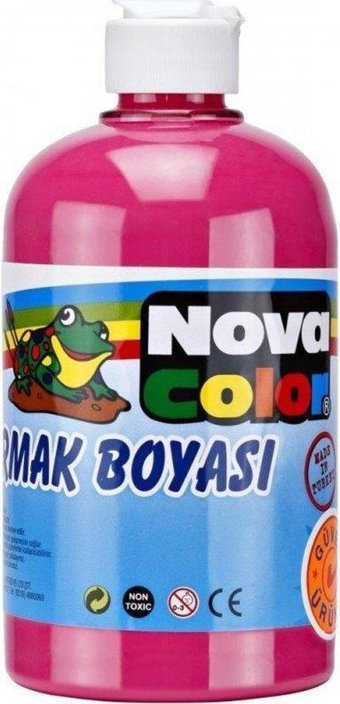 Nova Color NC-379 500 ml Tekli Pembe Parmak Boyası