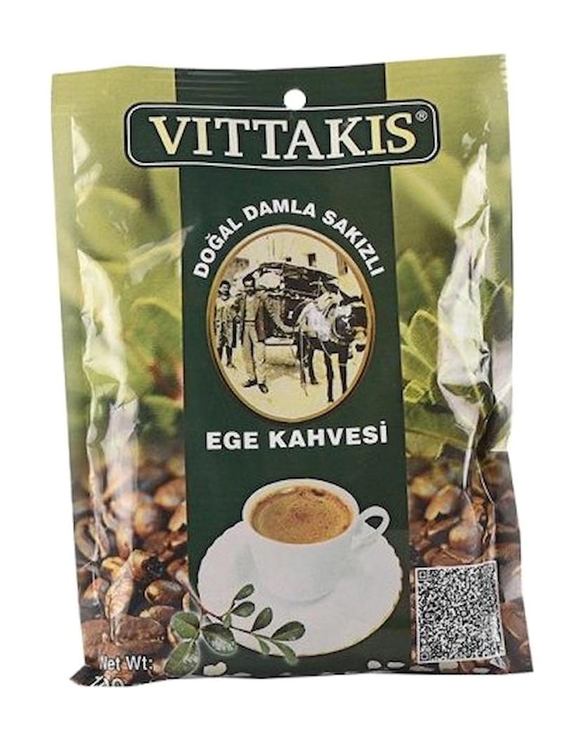 Vittakis Aromalı Damla Sakızlı Orta Kavrulmuş Türk Kahvesi 100 gr