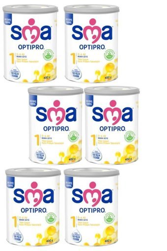 Sma Optipro Probiyotikli 1 Numara Bebek Sütü 6x400 gr