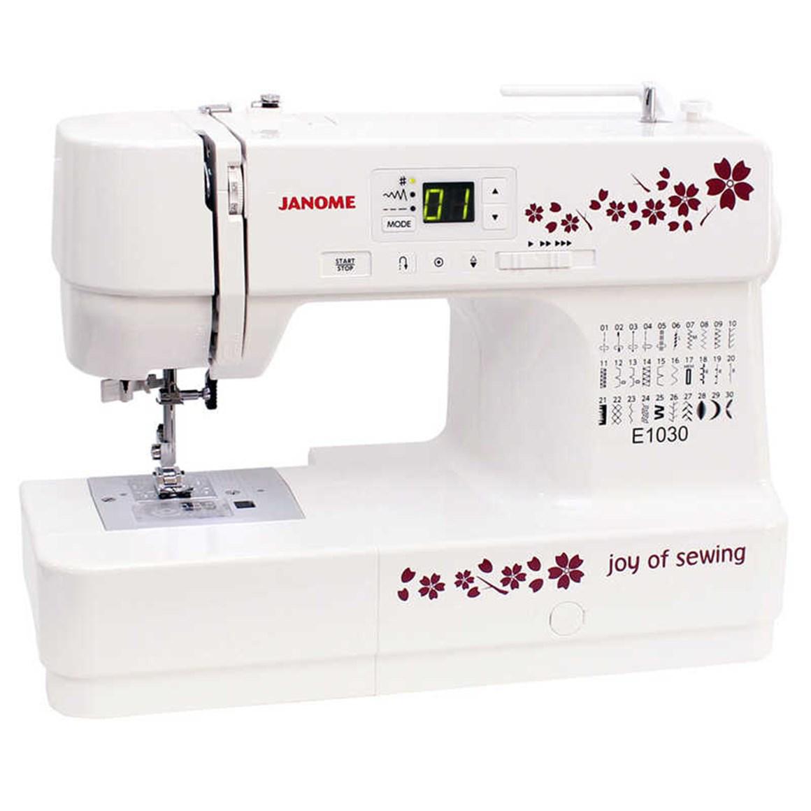 Janome E1030 Otomatik Bilgisayarlı Mekanik Düz Dikiş Makinesi