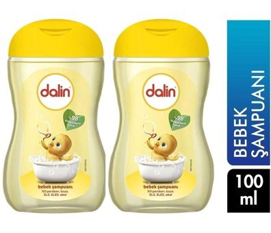 Dalin Göz Yakmayan Hipoalerjenik Yenidoğan İçin Bebek Şampuanı 2x100 ml