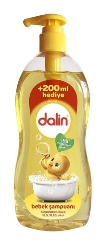 Dalin Göz Yakmayan Hipoalerjenik Yenidoğan İçin Bebek Şampuanı 900 ml