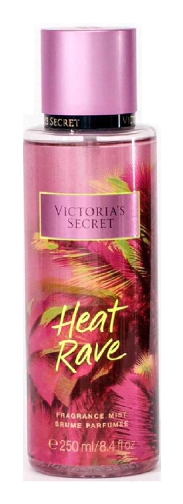 Victoria's Secret Heat Rave Amber-Greyfurt-Hindistan Cevizi-Odunsu Kadın Vücut Spreyi 250 ml