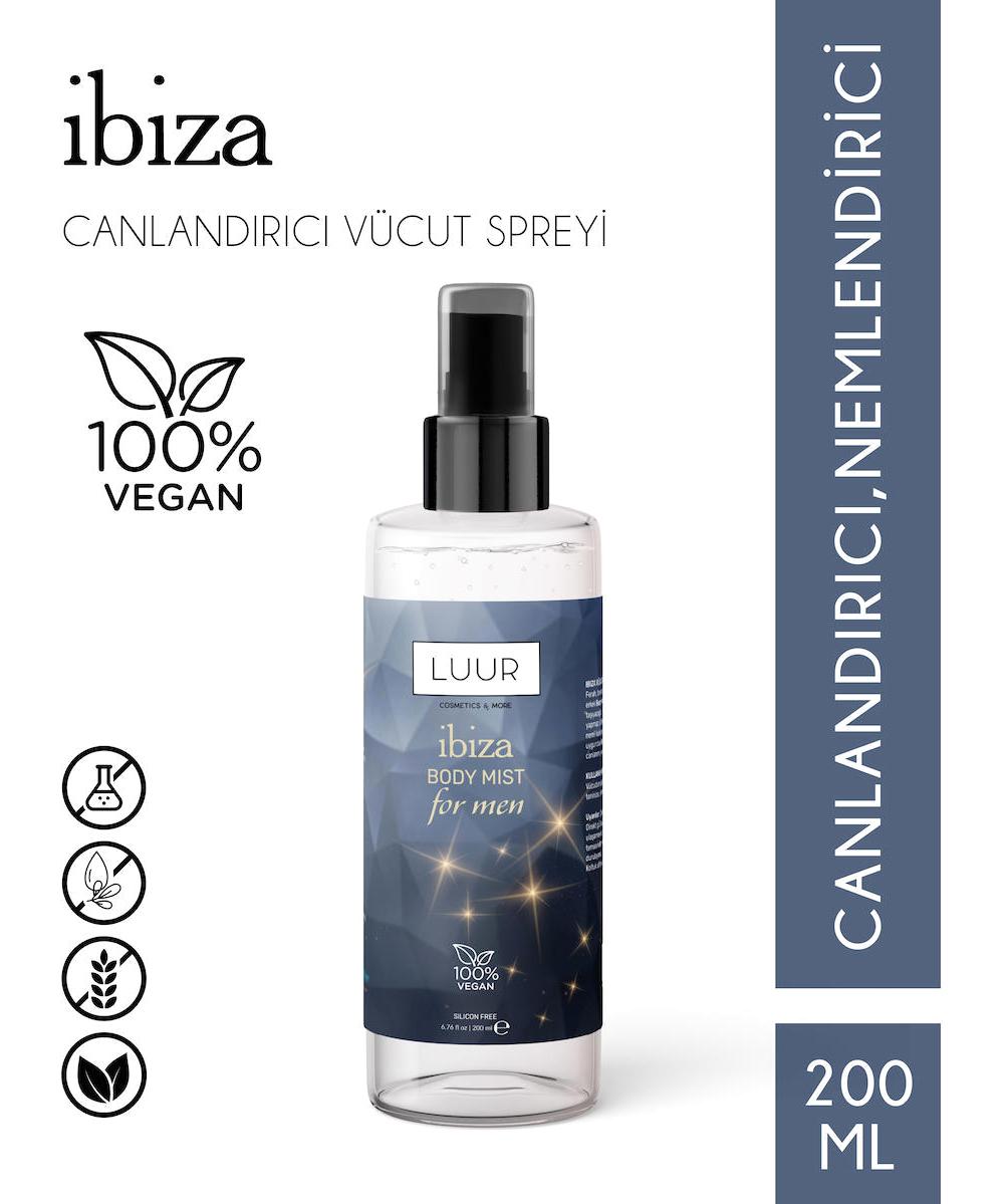 Luur Cosmetics & More Ibiza Meyvemsi Erkek Vücut Spreyi 200 ml