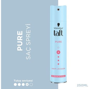 Schwarzkopf Taft Pure Sabitleyici Islak Görünümlü Provitaminli Güçlü Saç Spreyi 250 ml