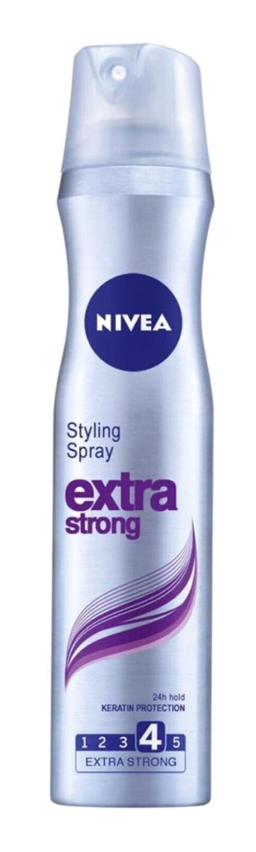 Nivea Styling Şekillendirici Islak Görünümlü Keratinli Ekstra Güçlü Saç Spreyi 250 ml