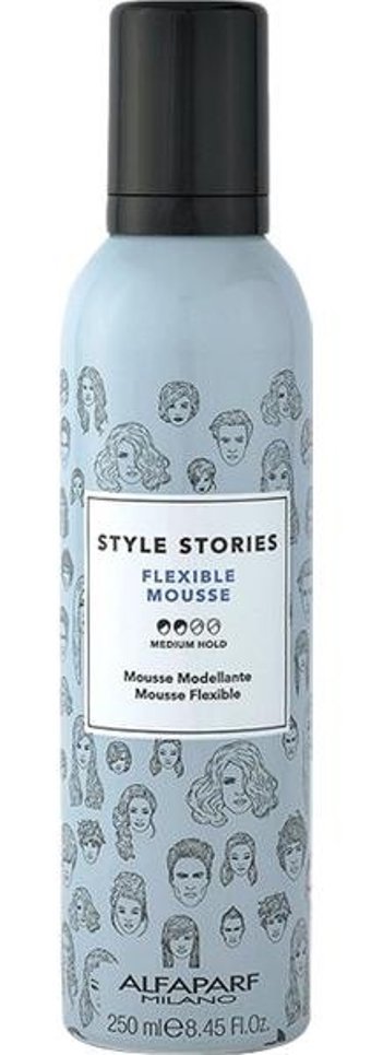 Alfaparf Milano Style Stories Flexible Mousse Şekillendirici Islak Görünümlü Keratinli Orta Saç Spreyi 250 ml