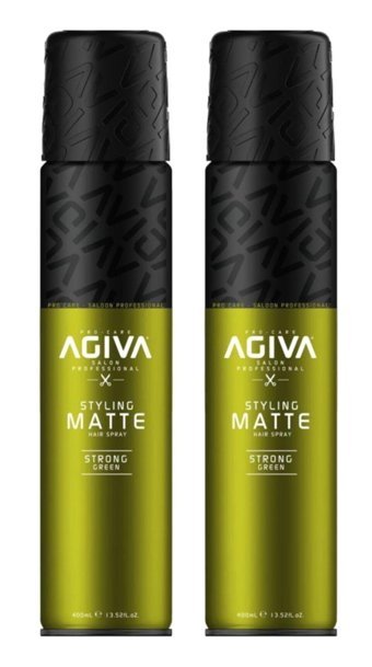 Agiva Styling Matte Dolgunlaştırıcı Islak Görünümlü Keratinli Güçlü Saç Spreyi 2x400 ml