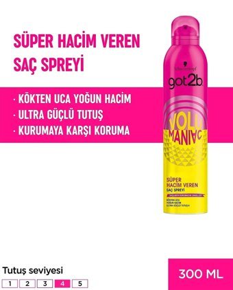 Schwarzkopf Got2B Dolgunlaştırıcı Islak Görünümlü Provitaminli Hafif Saç Spreyi 300 ml