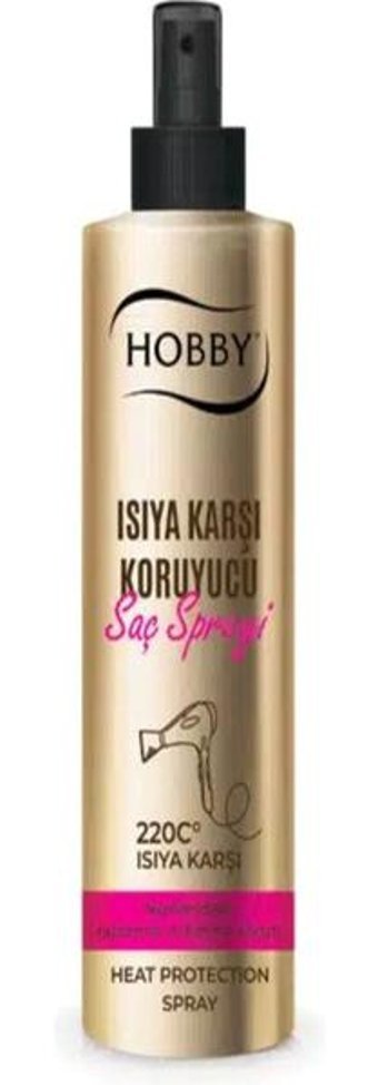 Hobby Isıdan Koruyucu Islak Görünümlü E Vitaminli Güçlü Saç Spreyi 250 ml