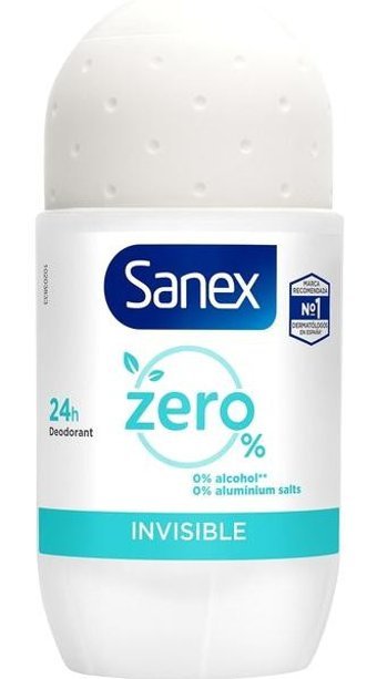 Sanex Zero Invisible Pudrasız Ter Önleyici Roll-On Kadın Deodorant 50 ml