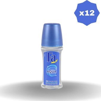 Fa Aqua Pudrasız Ter Önleyici Roll-On Kadın Deodorant 12x50 ml