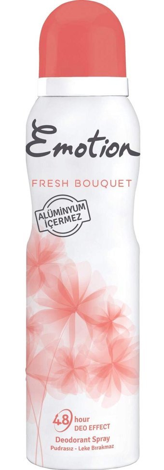 Emotion Fresh Bouquet Pudralı Ter Önleyici Antiperspirant Sprey Kadın Deodorant 150 ml