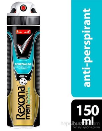 Rexona Sport Defence Pudrasız Ter Önleyici Antiperspirant Sprey Erkek Deodorant 150 ml